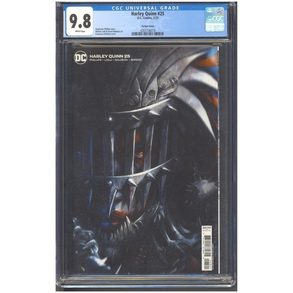 DC Comics‎ Comic Harley Quinn #25 Francesco Mattina Variant B CGC 9.8